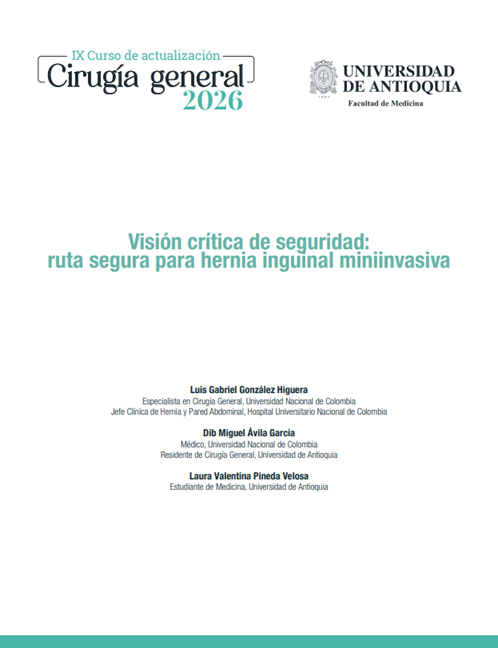 Visión crítica de seguridad: ruta segura para hernia inguinal miniinvasiva