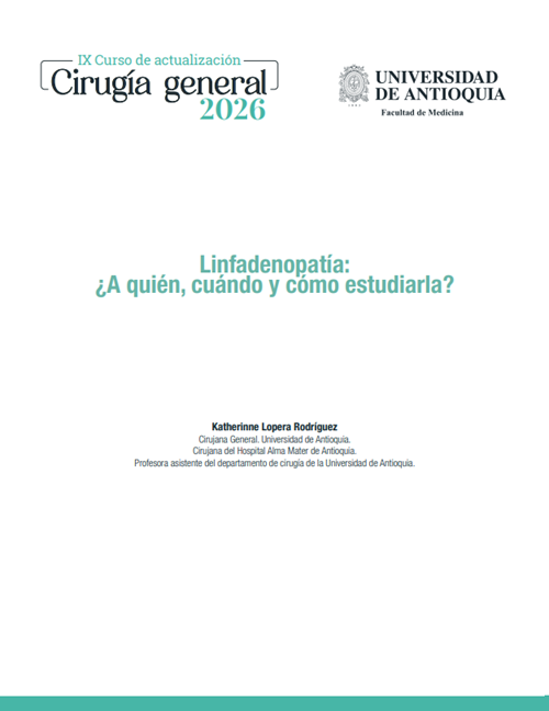Linfadenopatía: ¿A quién, cuándo y cómo estudiarla?
