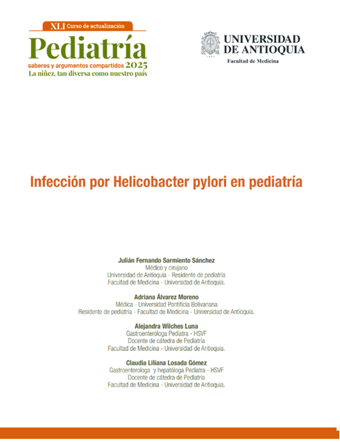 Infección por Helicobacter pylori en pediatría