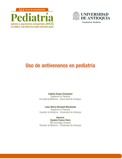 Uso de antivenenos en pediatría