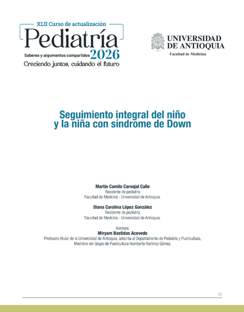 Seguimiento integral del niño y la niña con síndrome de Down