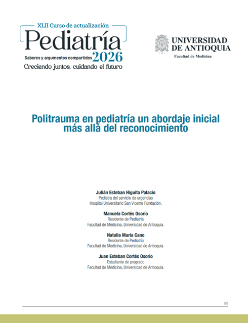 Politrauma en pediatría un abordaje inicial más allá del reconocimiento