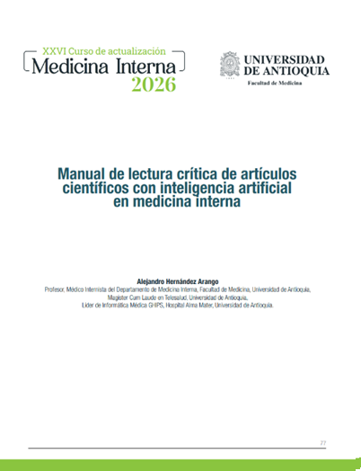 Manual de lectura crítica de artículos  científicos con inteligencia artificial en medicina interna