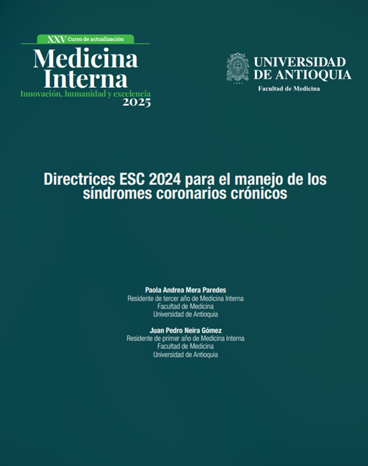 Directrices ESC 2024 para el manejo de los síndromes coronarios crónicos