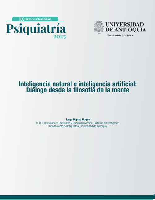 Inteligencia natural e inteligencia artificial: Diálogo desde la filosofía de la mente